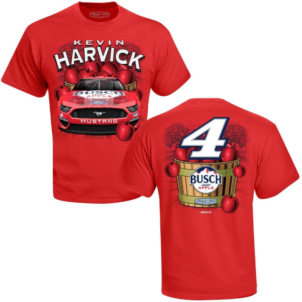 Kevin Harvick #4 2021 Nascar Busch Light Red Apple